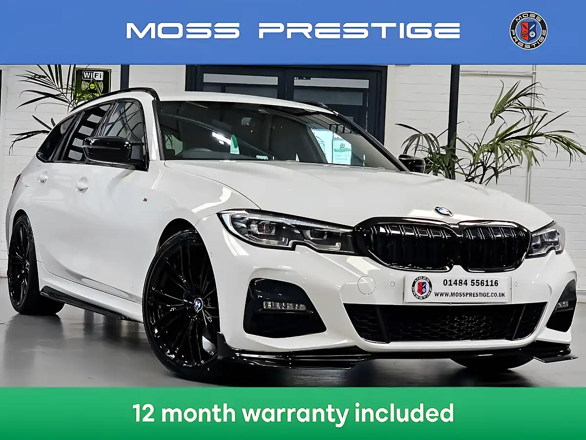 Used 2020 BMW 3 Series M Sport White - Front View