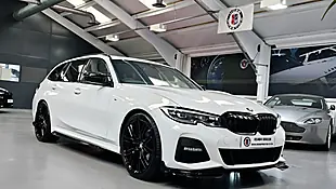 Used 2020 BMW 3 Series M Sport White - Interior and Exterior details 8
