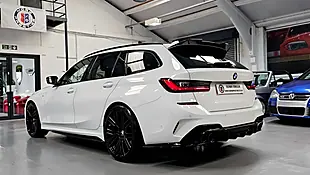 Used 2020 BMW 3 Series M Sport White - Interior and Exterior details 9