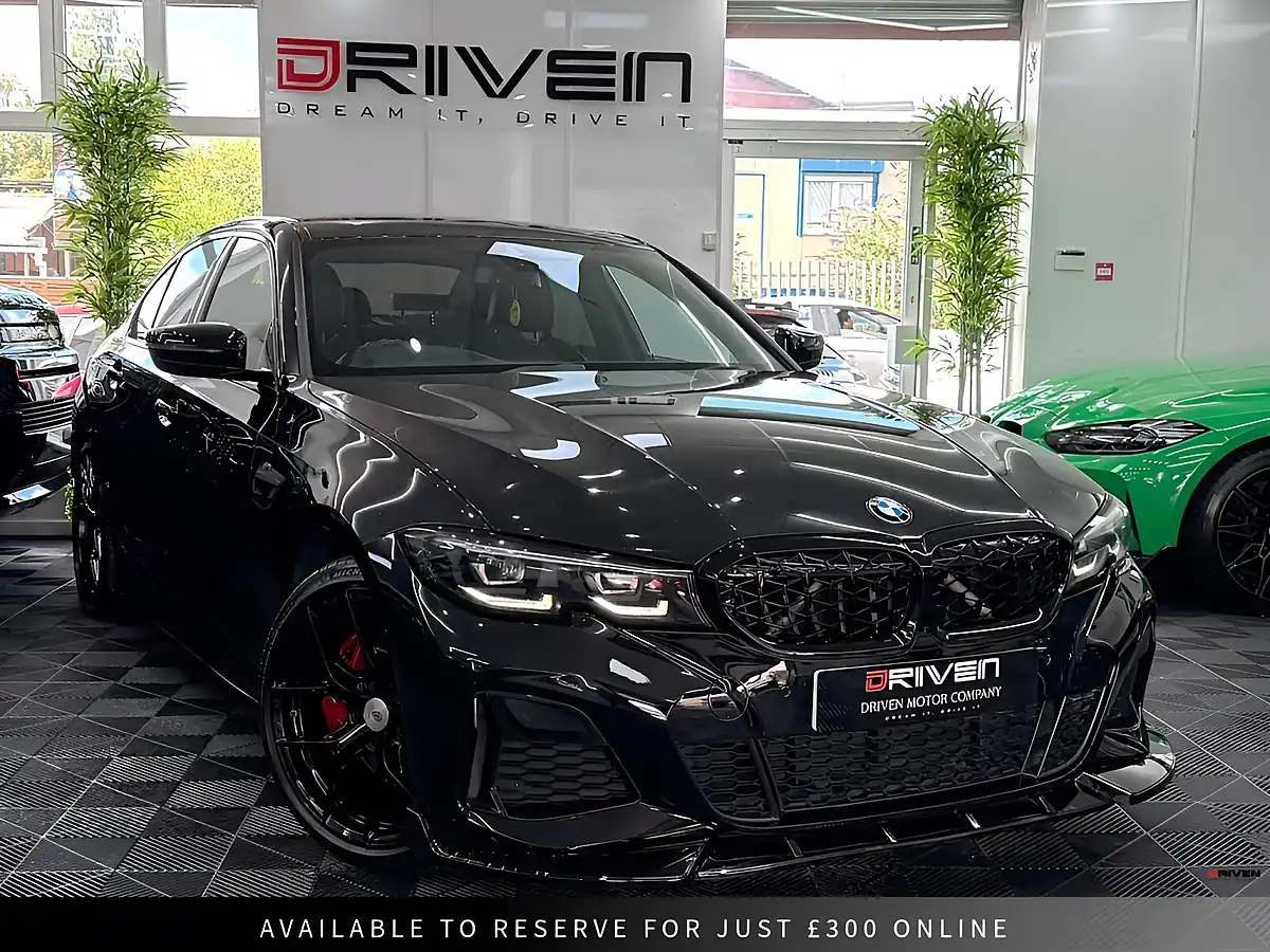 Used 2020 BMW 3 Series M340i Black - Front View