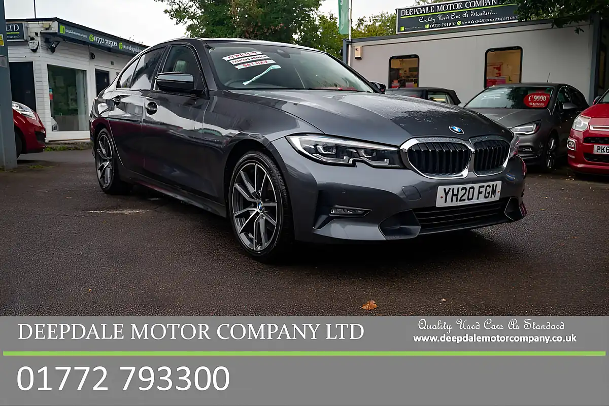 Used 2020 BMW 3 Series Sport Mineral Grey - Front View