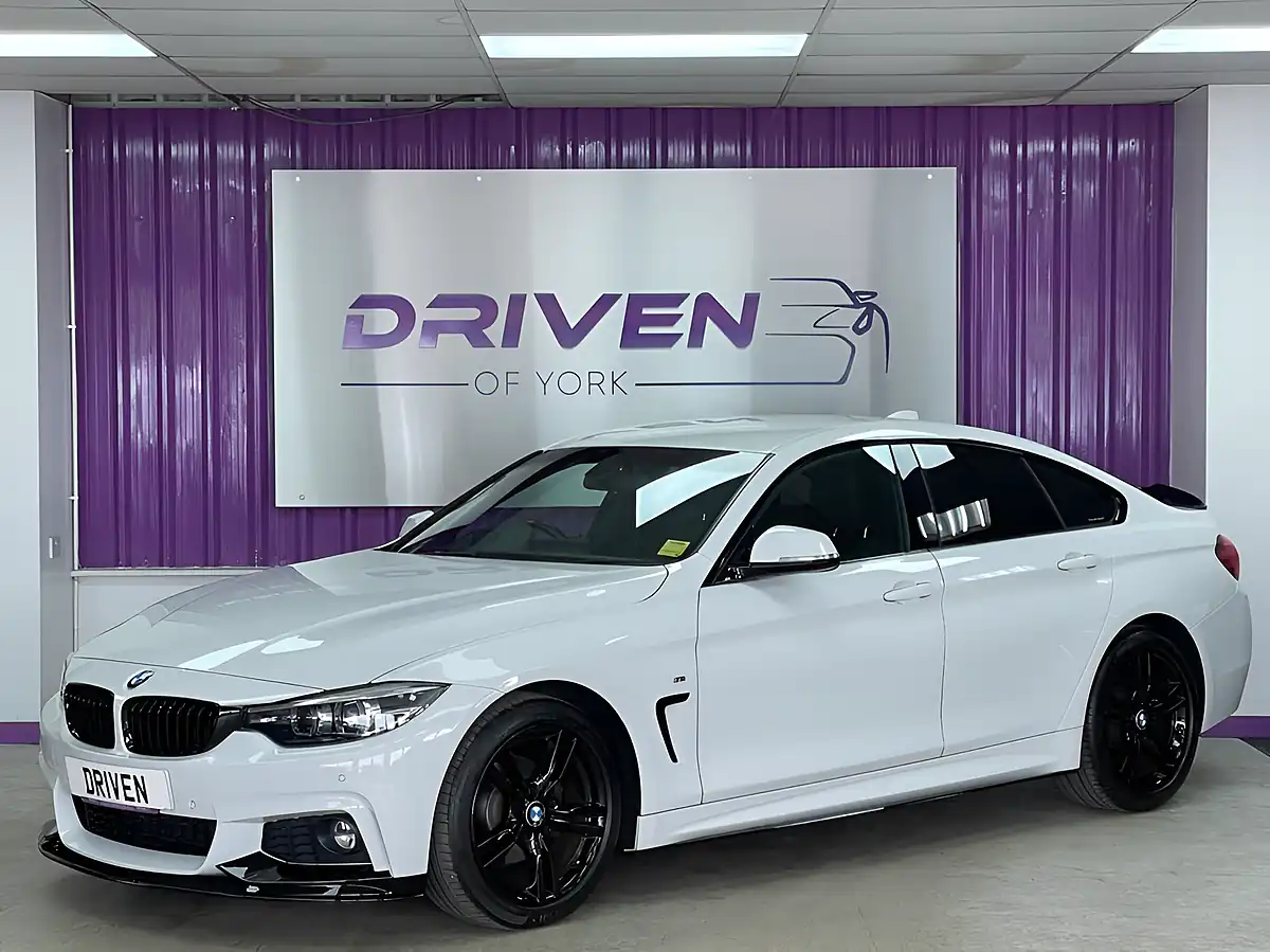 Used 2020 BMW 4 Series Gran Coupe M Sport White - Front View