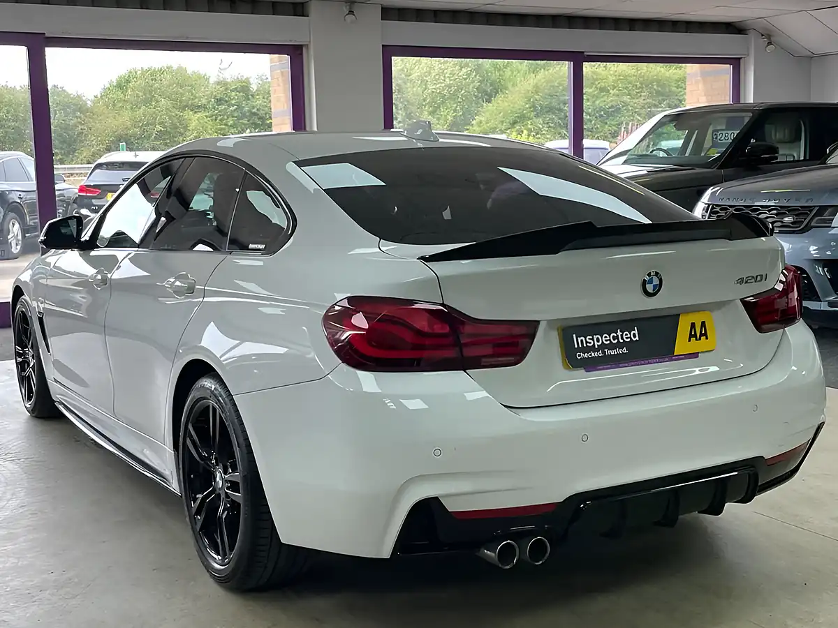 Used 2020 BMW 4 Series Gran Coupe M Sport White - Interior and Exterior details 8