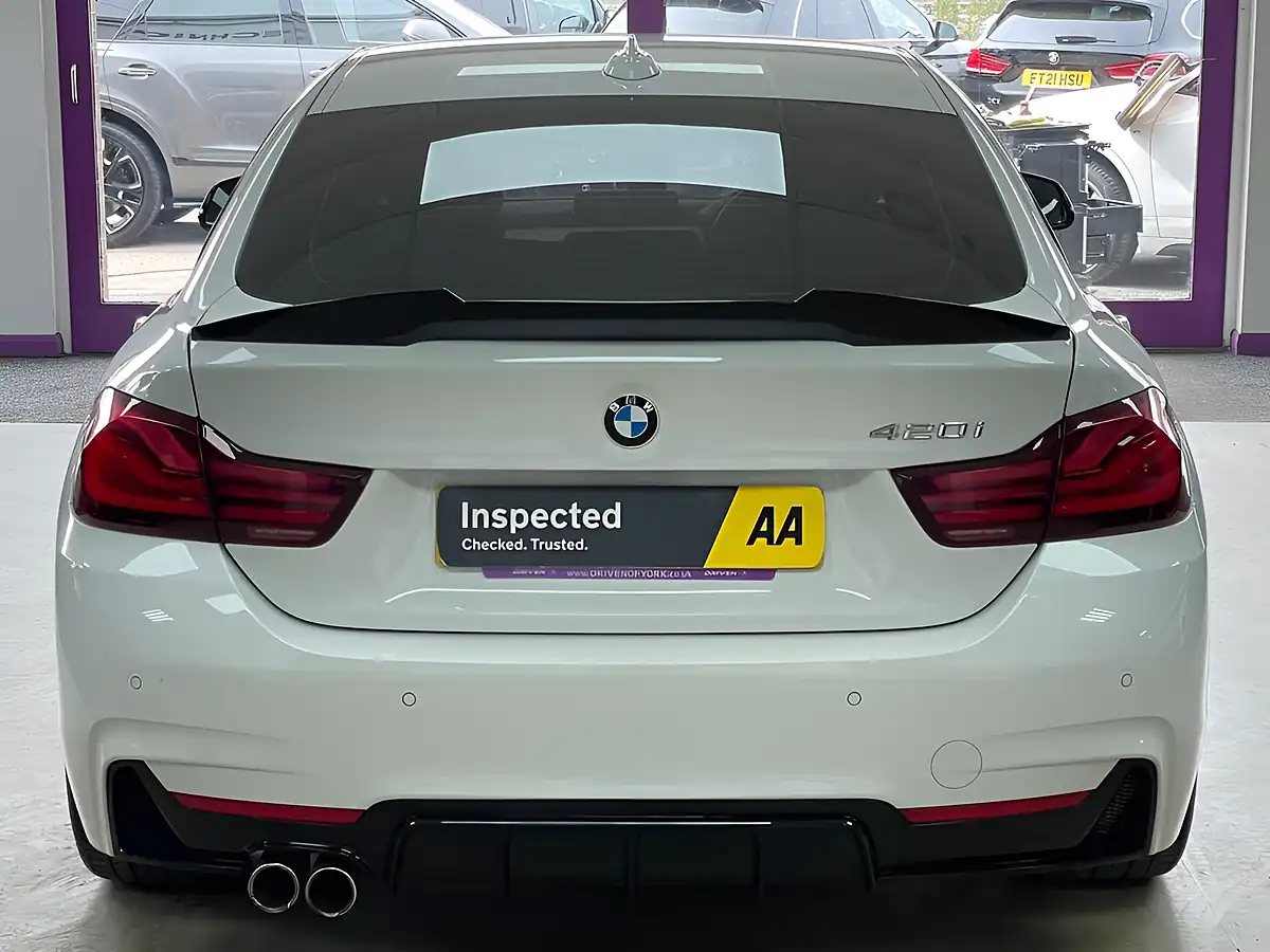 Used 2020 BMW 4 Series Gran Coupe M Sport White - Interior and Exterior details 9