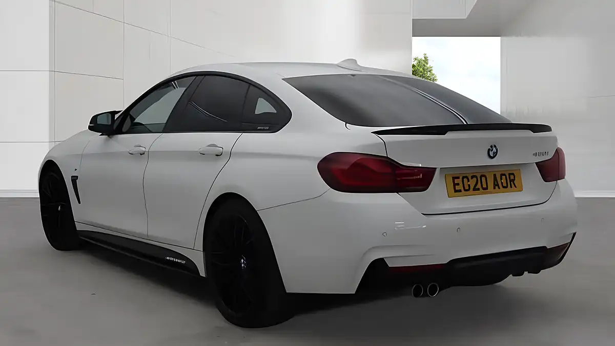 Used 2020 BMW 4 Series Gran Coupe M Sport White - Interior and Exterior details 3