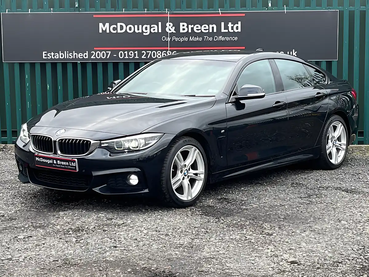 Used 2020 BMW 4 Series M Sport Gran Coupe Black - Front View