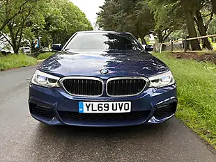 Used 2020 BMW 5 Series M Sport Blue - Interior and Exterior details 11