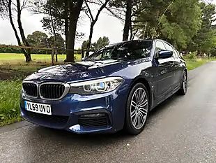 Used 2020 BMW 5 Series M Sport Blue - Interior and Exterior details 12