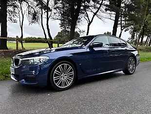 Used 2020 BMW 5 Series M Sport Blue - Interior and Exterior details 13