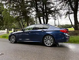 Used 2020 BMW 5 Series M Sport Blue - Interior and Exterior details 16