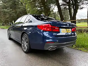 Used 2020 BMW 5 Series M Sport Blue - Interior and Exterior details 18