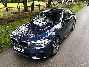 Used 2020 BMW 5 Series M Sport Blue - Interior and Exterior details 19