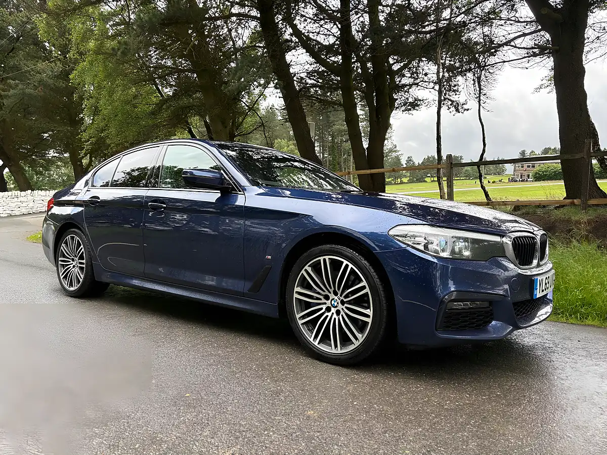 Used 2020 BMW 5 Series M Sport Blue - Interior and Exterior details 2