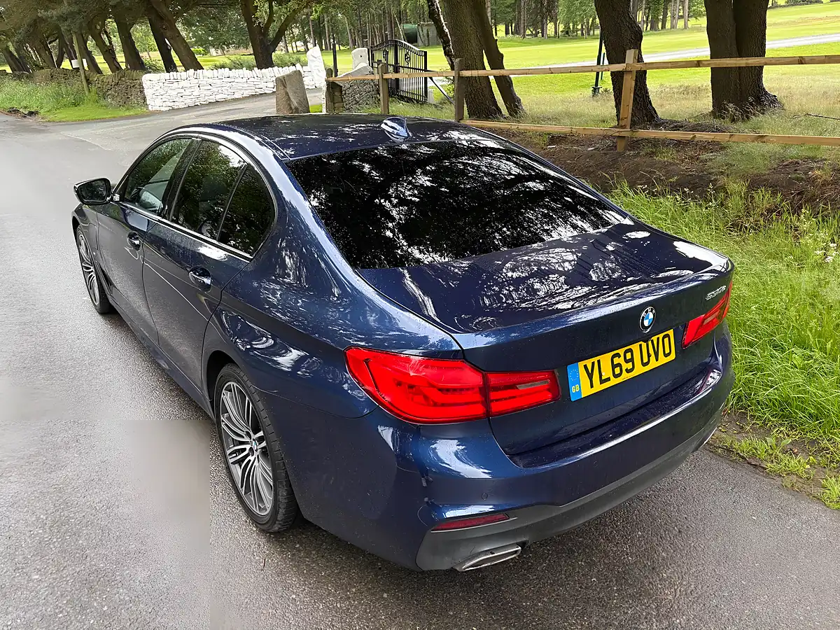 Used 2020 BMW 5 Series M Sport Blue - Interior and Exterior details 20