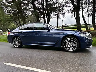 Used 2020 BMW 5 Series M Sport Blue - Interior and Exterior details 3