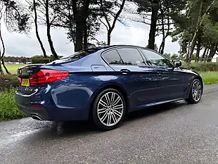 Used 2020 BMW 5 Series M Sport Blue - Interior and Exterior details 6