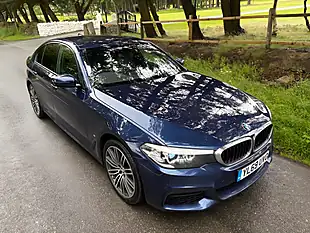 Used 2020 BMW 5 Series M Sport Blue - Interior and Exterior details 9
