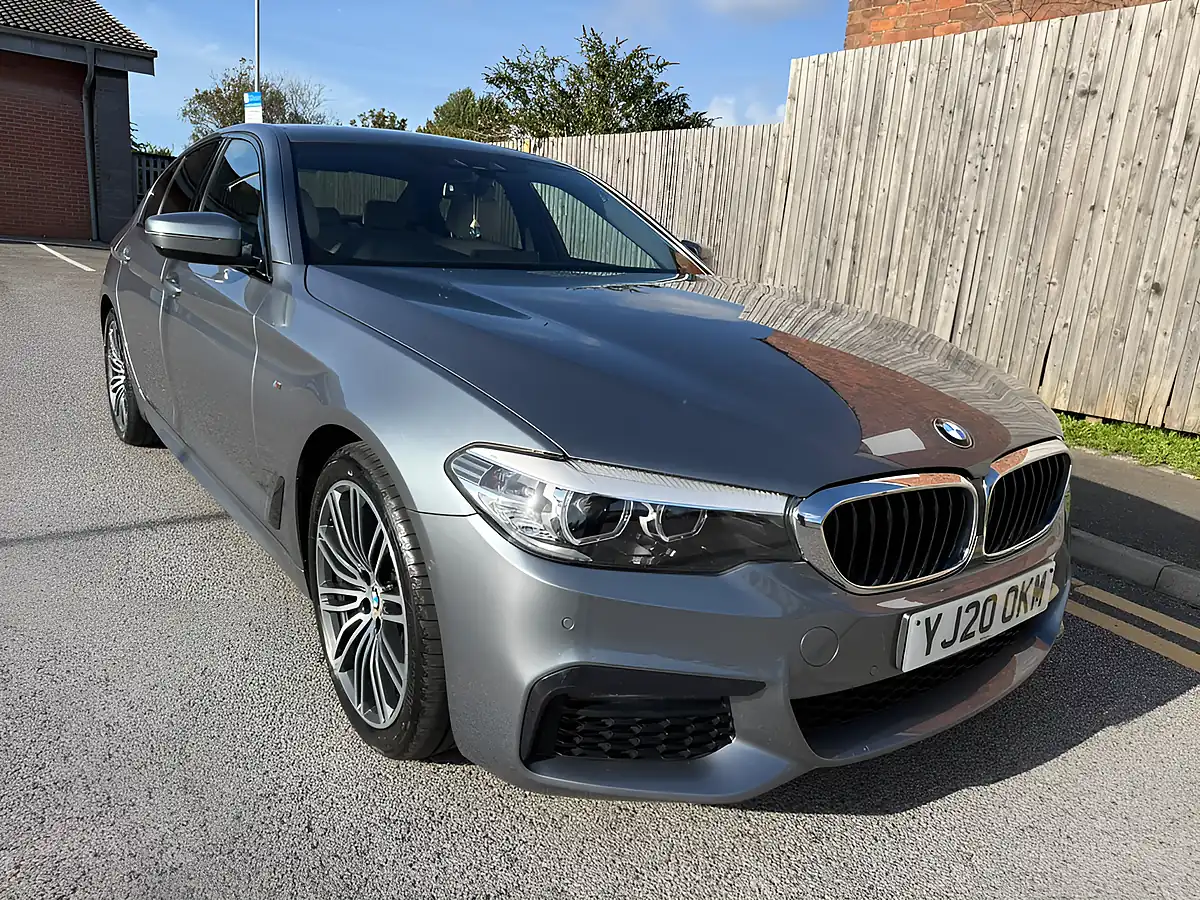 Used 2020 BMW 5 Series M Sport Blue - Interior and Exterior details 2