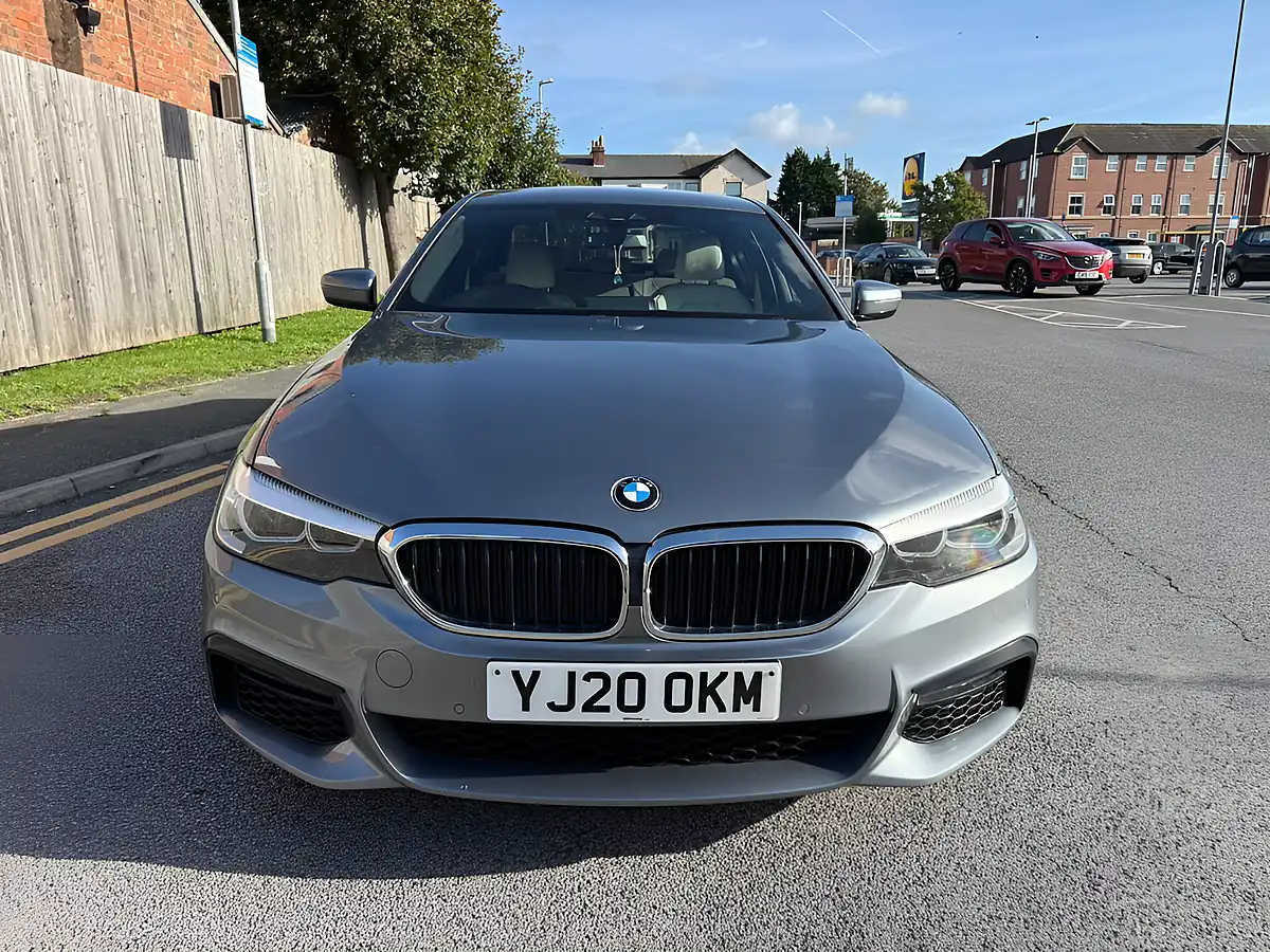 Used 2020 BMW 5 Series M Sport Blue - Interior and Exterior details 3