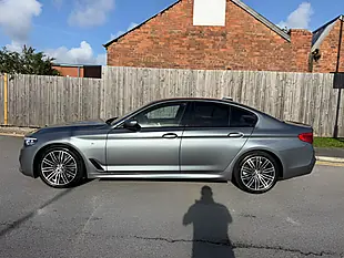 Used 2020 BMW 5 Series M Sport Blue - Interior and Exterior details 5