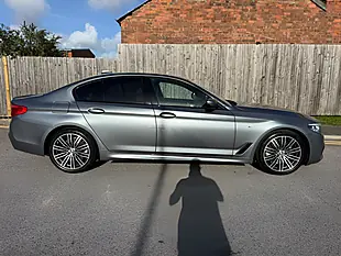 Used 2020 BMW 5 Series M Sport Blue - Interior and Exterior details 6