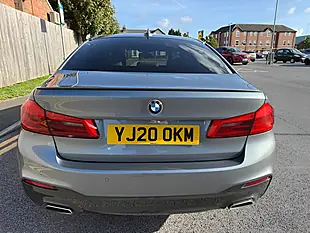 Used 2020 BMW 5 Series M Sport Blue - Interior and Exterior details 7