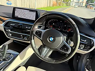 Used 2020 BMW 5 Series M Sport Blue - Interior and Exterior details 9