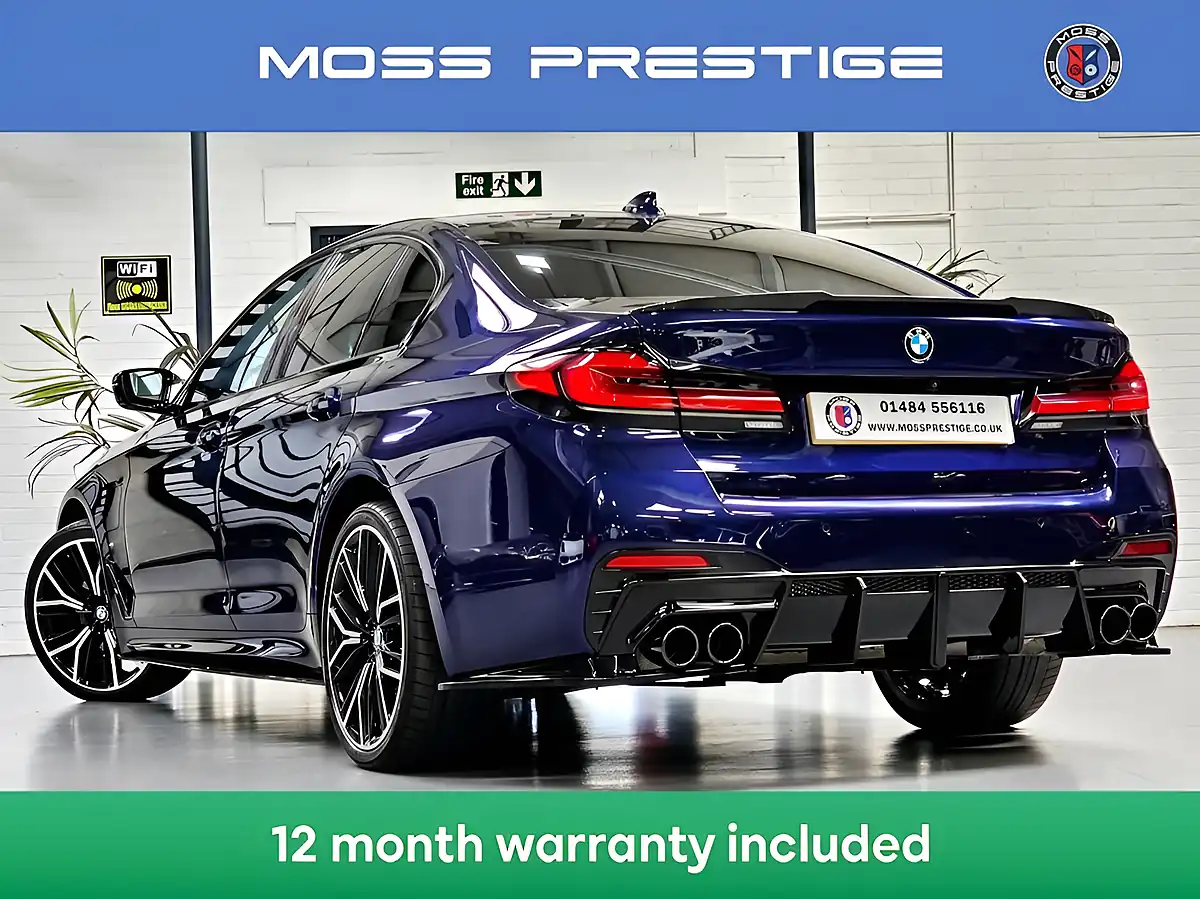Used 2020 BMW 5 Series M Sport Edition Tanzanite Blue - Interior and Exterior details 2