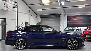 Used 2020 BMW 5 Series M Sport Edition Tanzanite Blue - Interior and Exterior details 5
