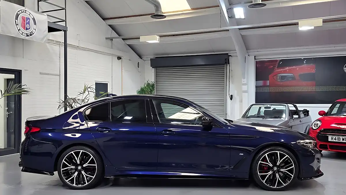 Used 2020 BMW 5 Series M Sport Edition Tanzanite Blue - Interior and Exterior details 5