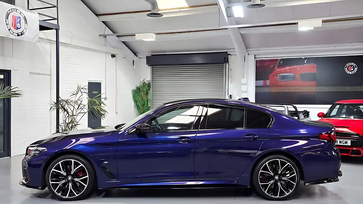 Used 2020 BMW 5 Series M Sport Edition Tanzanite Blue - Interior and Exterior details 6