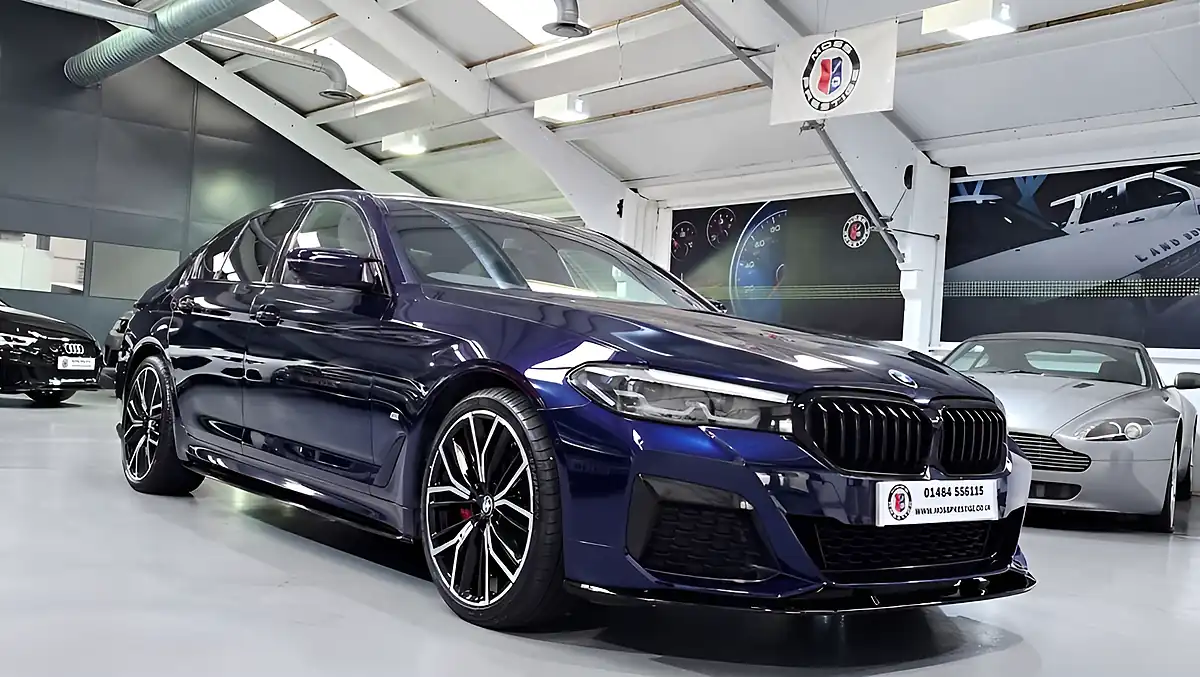 Used 2020 BMW 5 Series M Sport Edition Tanzanite Blue - Interior and Exterior details 8
