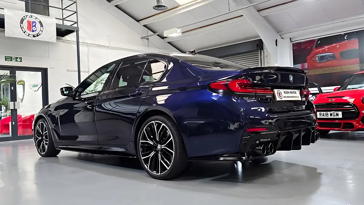 Used 2020 BMW 5 Series M Sport Edition Tanzanite Blue - Interior and Exterior details 9
