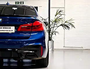 Used 2020 BMW 5 Series M Sport Mediterranean Blue - Interior and Exterior details 11