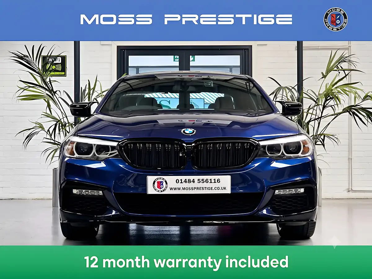 Used 2020 BMW 5 Series M Sport Mediterranean Blue - Interior and Exterior details 3