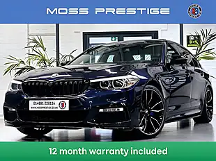 Used 2020 BMW 5 Series M Sport Mediterranean Blue - Interior and Exterior details 4