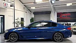 Used 2020 BMW 5 Series M Sport Mediterranean Blue - Interior and Exterior details 6