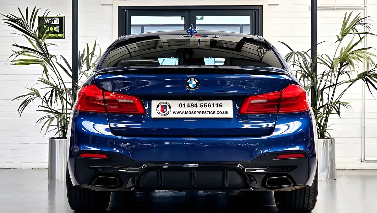 Used 2020 BMW 5 Series M Sport Mediterranean Blue - Interior and Exterior details 7