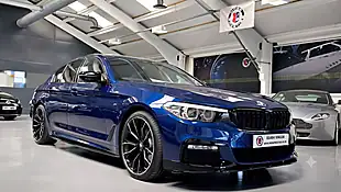 Used 2020 BMW 5 Series M Sport Mediterranean Blue - Interior and Exterior details 8