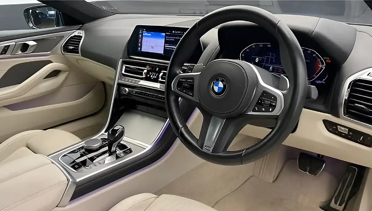 Used 2020 BMW 8 Series M Sport Barcelona Blue Metallic - Interior and Exterior details 10