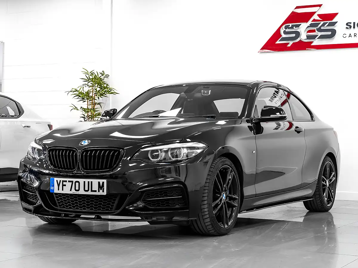 Used 2020 BMW M240i M Sport Black Sapphire - Front View