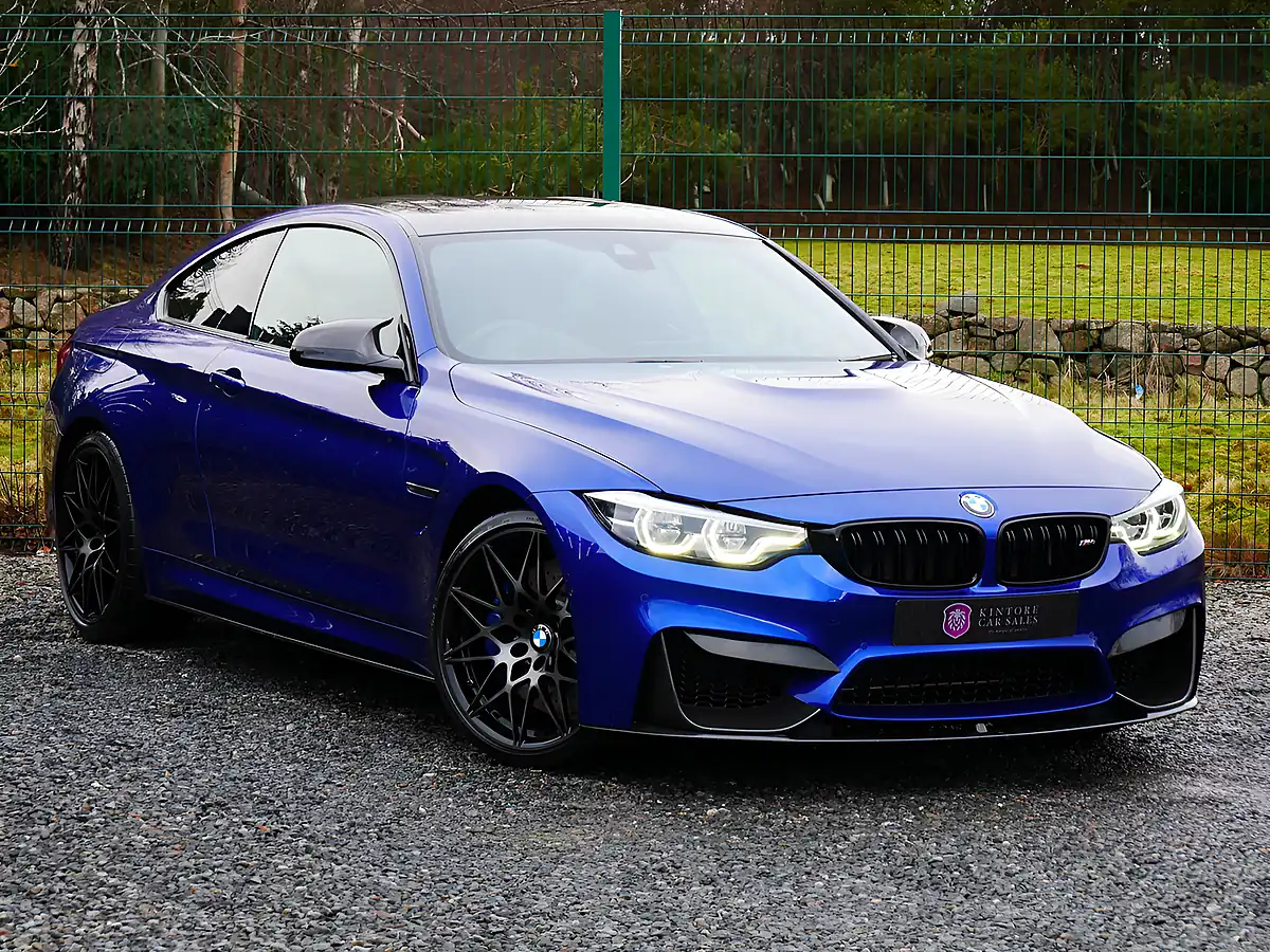 Used 2020 BMW M4 Competition San Marino Blue - Front View