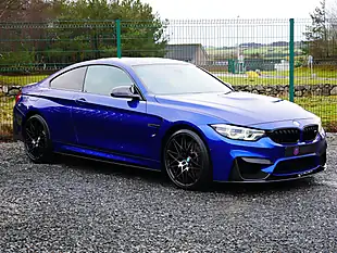 Used 2020 BMW M4 Competition San Marino Blue - Interior and Exterior details 2