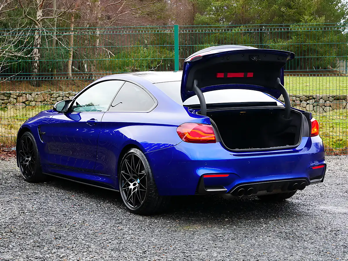 Used 2020 BMW M4 Competition San Marino Blue - Interior and Exterior details 20