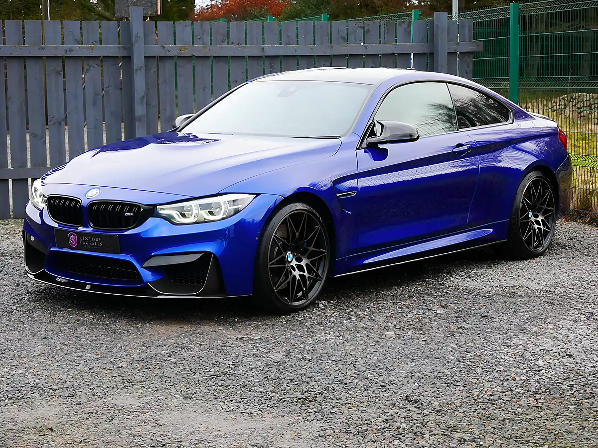 Used 2020 BMW M4 Competition San Marino Blue - Interior and Exterior details 4