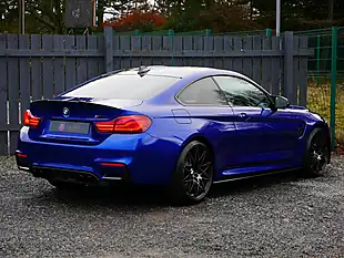 Used 2020 BMW M4 Competition San Marino Blue - Interior and Exterior details 9