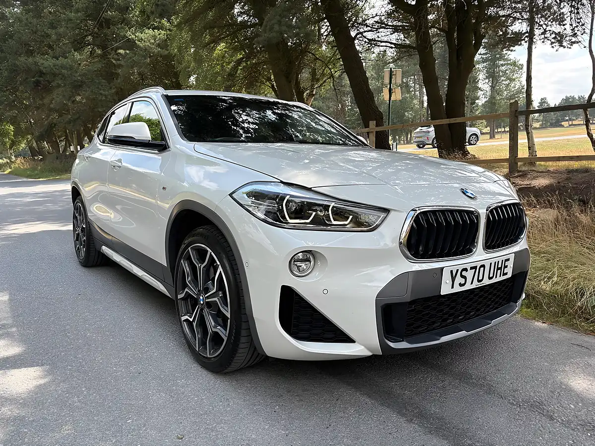 Used 2020 BMW X2 M Sport X White - Front View