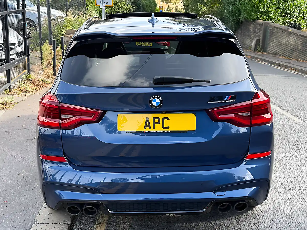 Used 2020 BMW X3 M Competition Blue - Interior and Exterior details 10