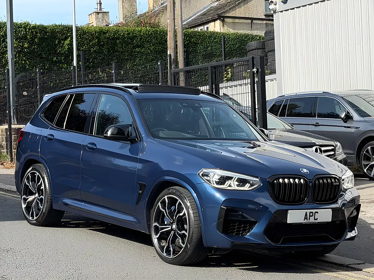 Used 2020 BMW X3 M Competition Blue - Interior and Exterior details 12