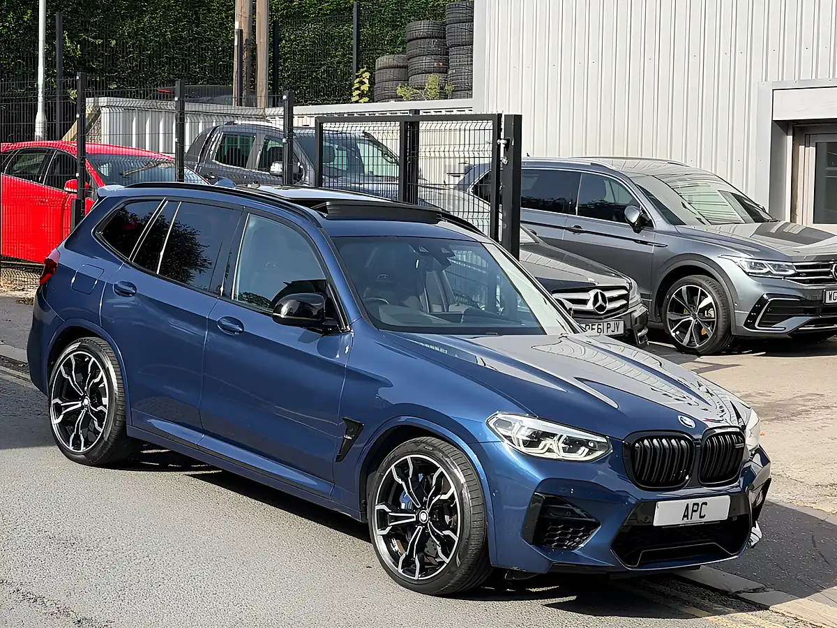 Used 2020 BMW X3 M Competition Blue - Interior and Exterior details 14
